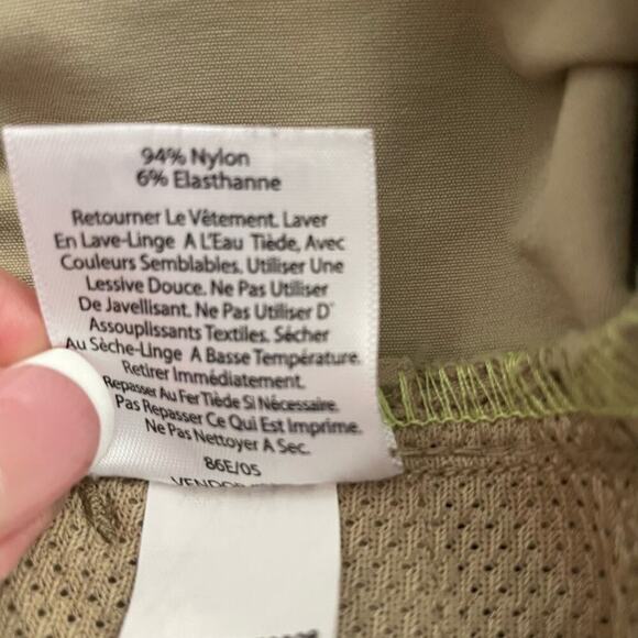 Eddie Bauer Men's 38x32 Khaki Nylon Pants Camping Outdoor Hiking Golf - Picture 4 of 8